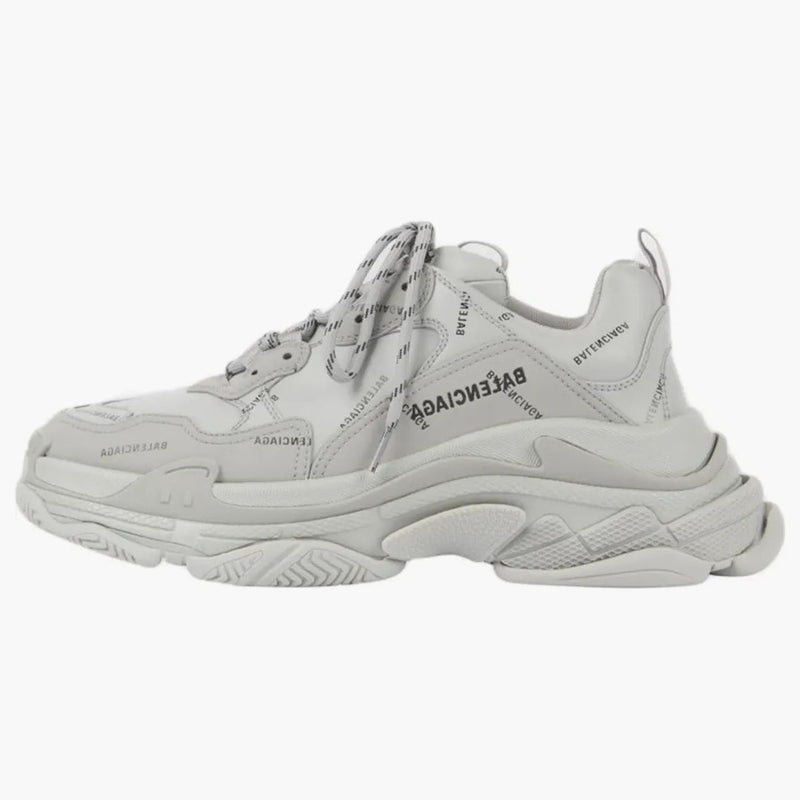 Balenciaga triple s allover logo gray