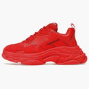 Balenciaga triple s allover logo red