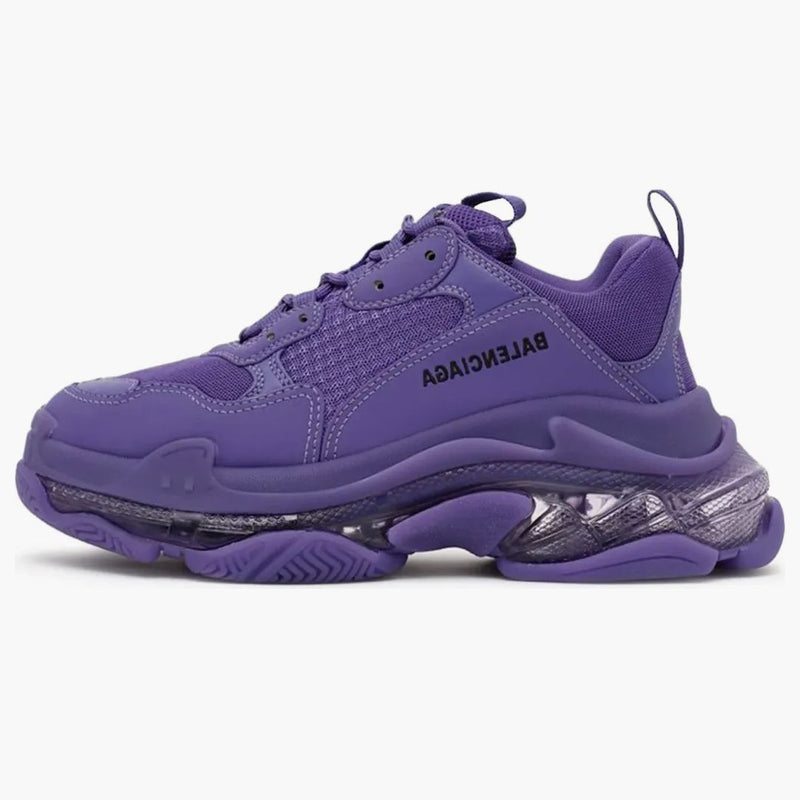 Balenciaga Triple S Clear Sole Deep Purple