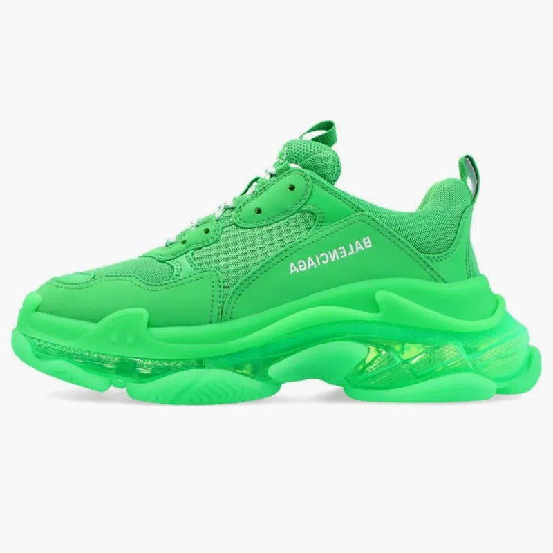 Balenciaga Triple S Clear Sole Fluo Green (Women's)