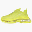 Balenciaga Triple s Clear Sole Fluo Blanco amarillo (mujer)