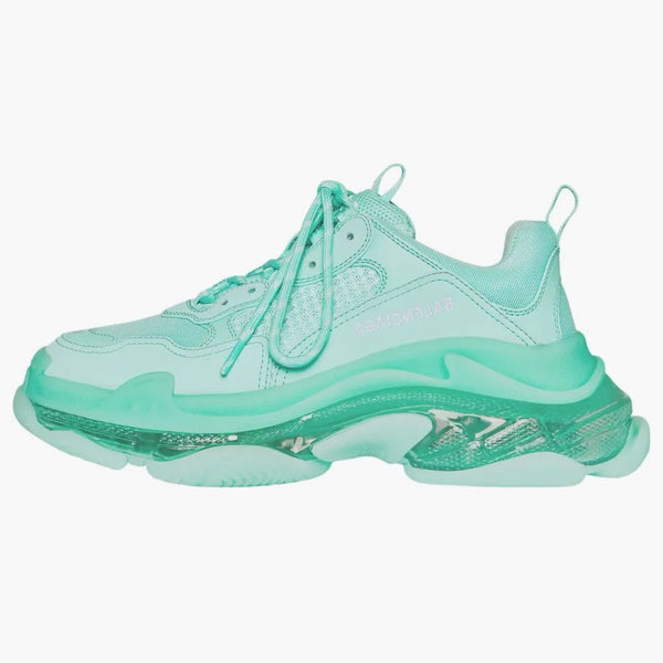BALENCIAGA TRIPLE S Clear Sole Green
