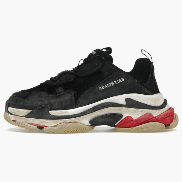 Balenciaga Triple S Diy Black Red White