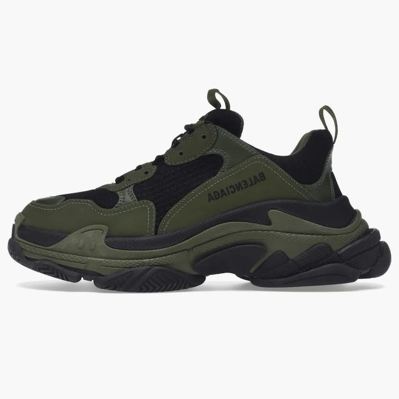 Balenciaga triple s Dark Green Black