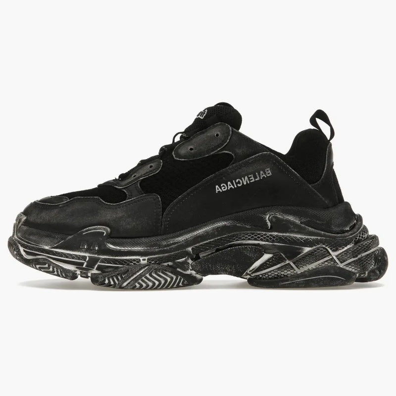Balenciaga triple s faded black