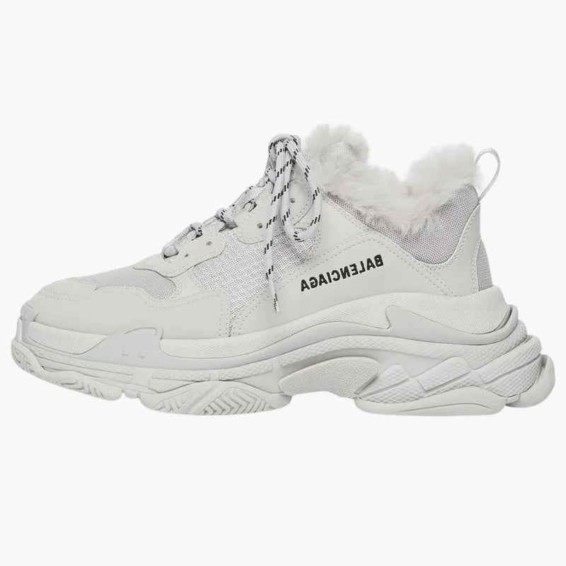 Balenciaga Triple S Fake Fur Gray (Women's)