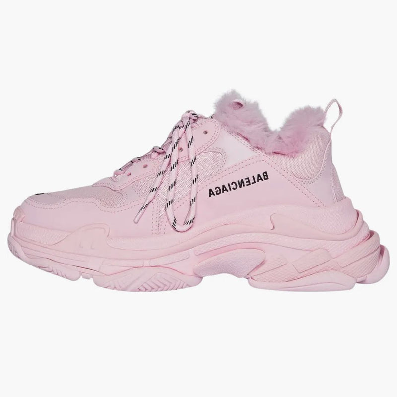 Balenciaga Triple S Fake Fur Pink (Women's)