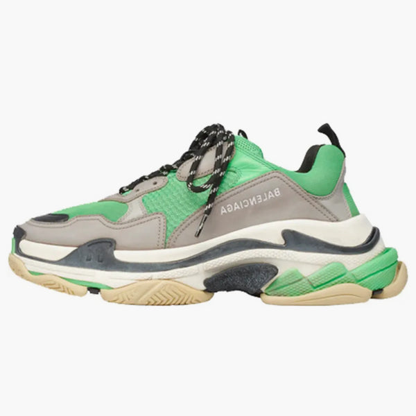 Balenciaga Triple S Green Grey