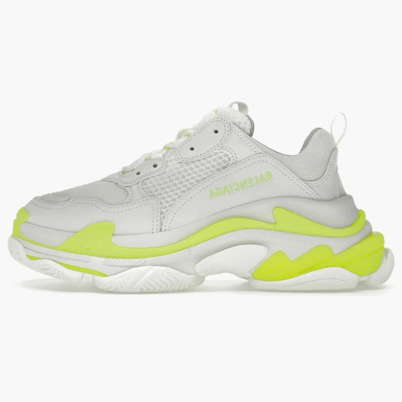 Balenciaga Triple S White Fluo Yellow (Women's)