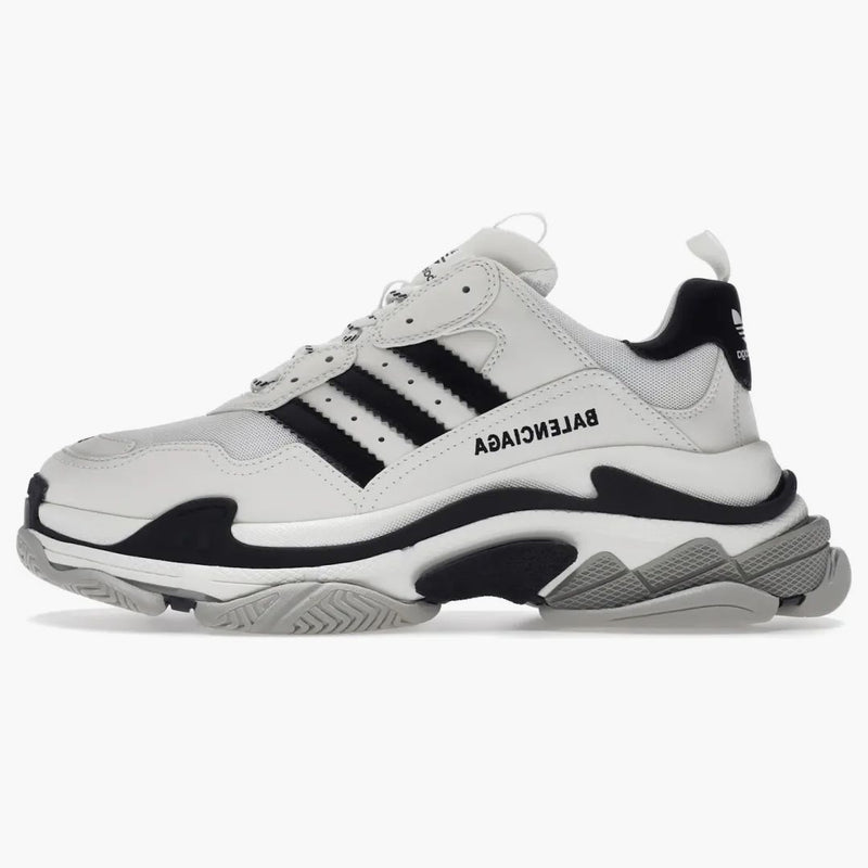 Balenciaga Triple S Adidas Bianco nero