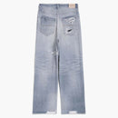 Balenciaga trompe l'oeil trousers blue