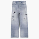 Balenciaga trompe l'oeil trousers blue