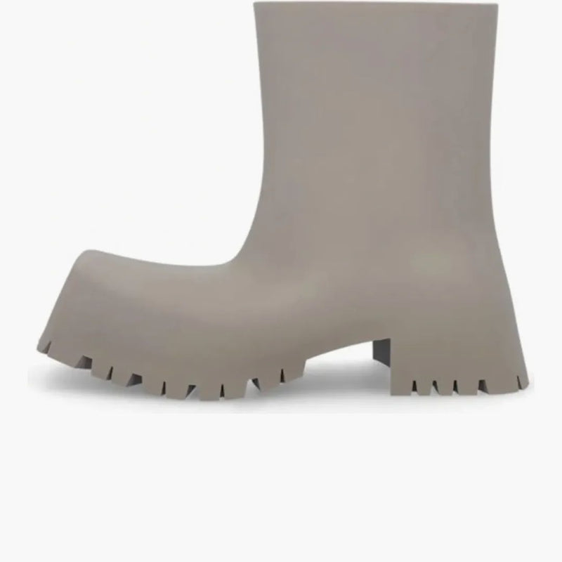 Balenciaga Trooper Rubber Boot Beige