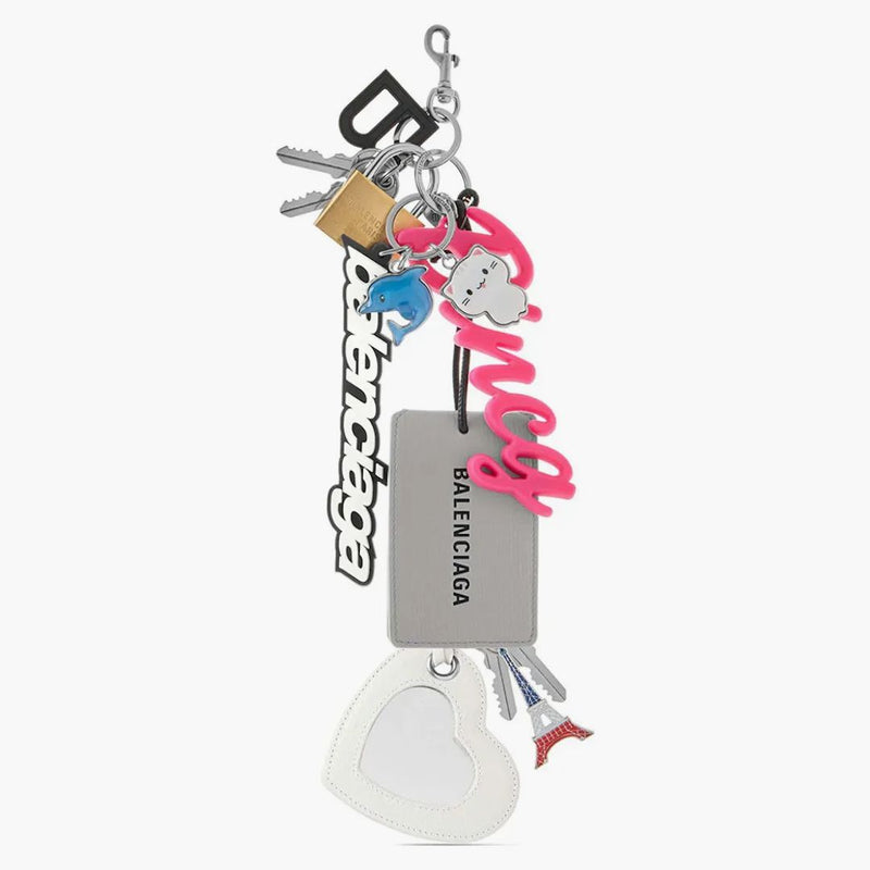 Balenciaga Turner Keychain mångfärgad