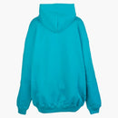 Balenciaga Unisex BB Oversize Hoodie Turquoise