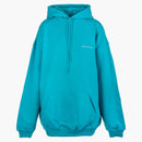 Balenciaga Unisex BB Oversize Hoodie Turquoise