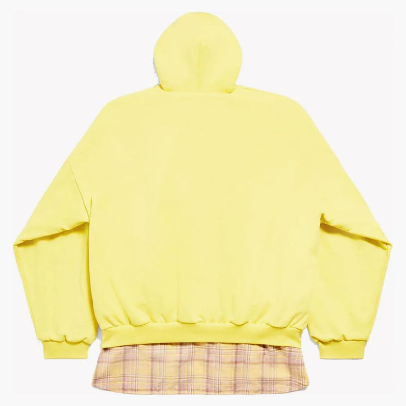 Balenciaga Unity ícono deportivo capas capas capas de gran tamaño amarillo/negro