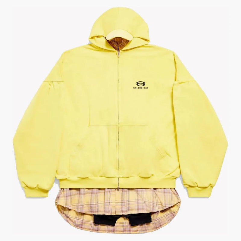 Balenciaga Unity ícono deportivo capas capas capas de gran tamaño amarillo/negro