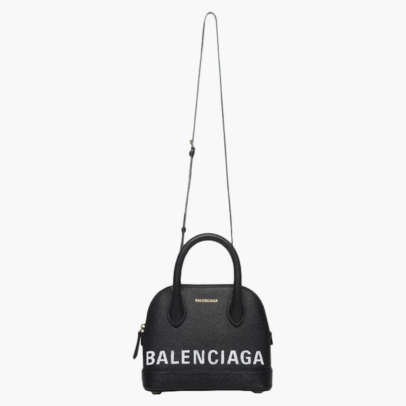 Balenciaga Ville Top Handle XXS BLACK/WHITE
