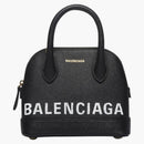 Balenciaga Ville Top Handle XXS Black/White