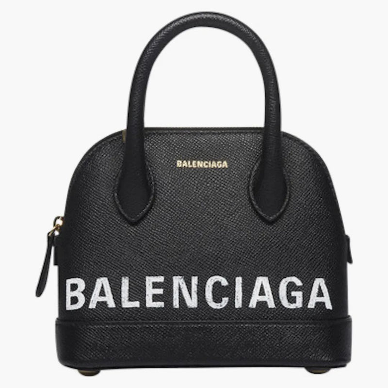 Balenciaga Ville Top Handle XXS BLACK/WHITE