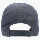 Balenciaga Washed Out Baseball Cap Dark Gray