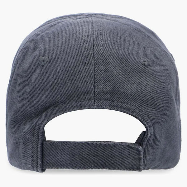 Balenciaga tvättade ut baseballmössa mörkgrå