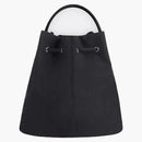 Balenciaga Wheel Drawstring Bucket Bag Extra Small Black