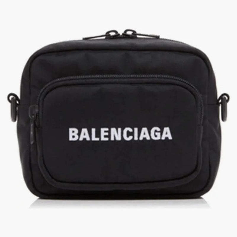 Balenciaga Wheel Logo Rightimed Camera Black Black