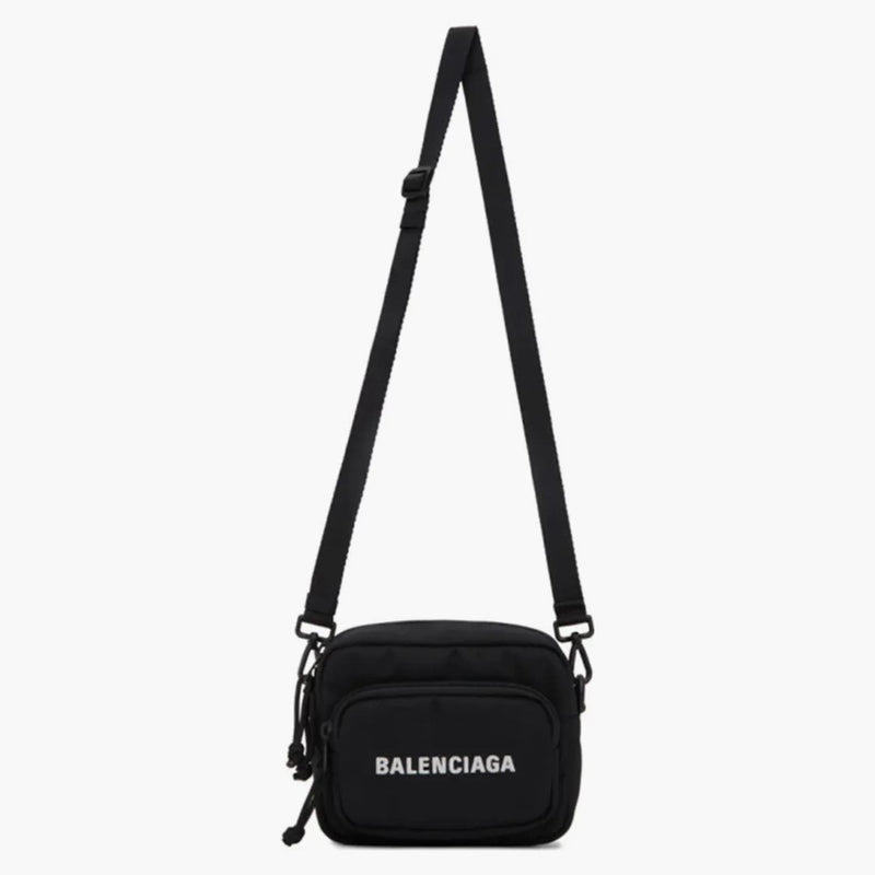 Balenciaga Wheel Logo Rightimed Camera Black Black