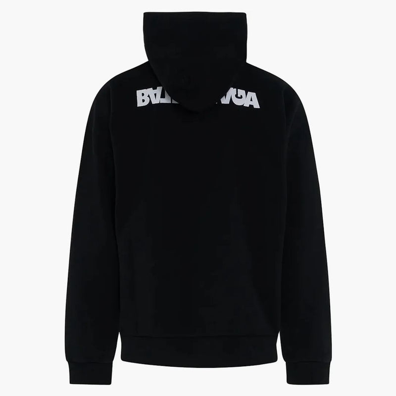 Balenciaga Wide Fit Hoodie Negra
