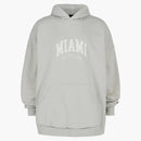 Balenciaga Wide Fit Hoodie Shell White