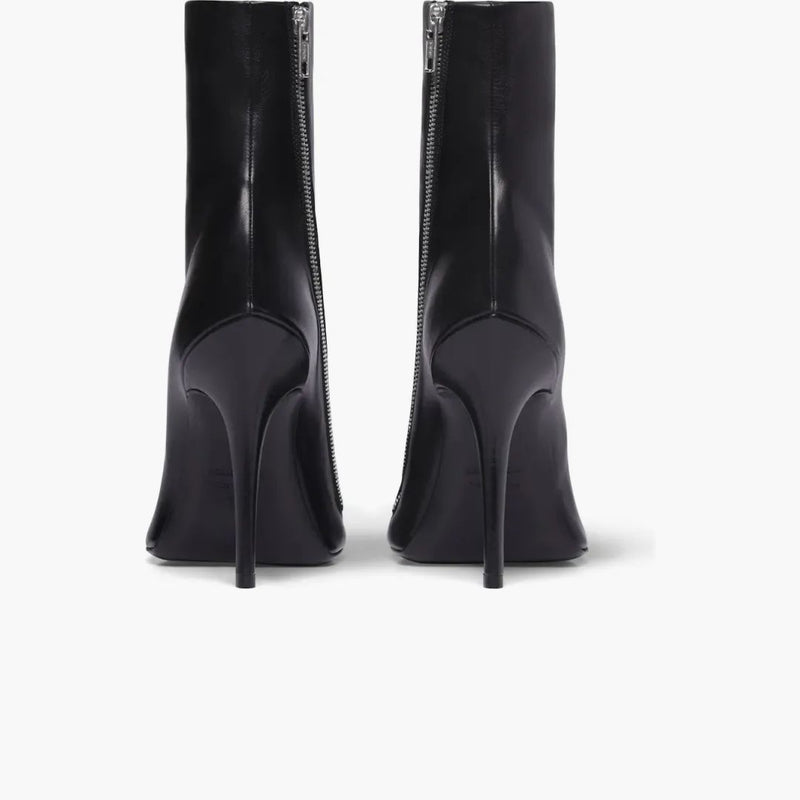 Balenciaga Witch 110mm Booties Black Sheepskin (women's)