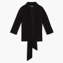 Balenciaga Women's Scarf Fitted Turtleneck In Black Black