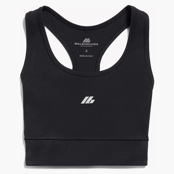BALENCIAGEGA Women's Activewear Sports Bra Black