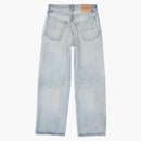 Balenciaga Caviglie femminile tagliata giapponese Autentico jeans in denim azzurro