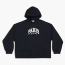 Balenciaga Women's Cities Paris Wide Fit Hoodie Black