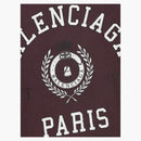 Dámská vysoká škola Balenciaga 1917 Střední fit tričko Burgundsko