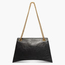 Balenciaga Women's Crush Medium Chain Bag Black