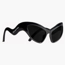 Balenciaga Womens Hamptons Cat Sunglasses Black (773470T00071000)