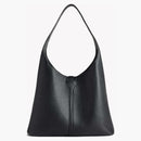 Balenciaga para mujer suelta medio de la bolsa de vagabundo norte-sur negros