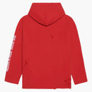 Balenciaga dámské maison balenciaga oříznuté mikiny červené