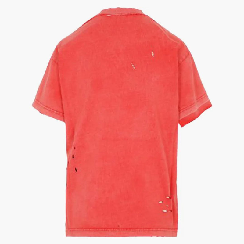 Balenciaga Women's Maison Balenciaga Medium Fit Camiseta roja