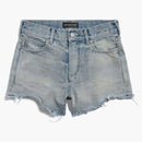 Balenciaga Women's Mini Shorts Light Blue