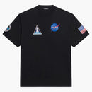 BALENCIAGA Womens NASA Space Multi Patch T-shirt