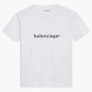 Balenciaga Womens New Copyright Camiseta ajustada White