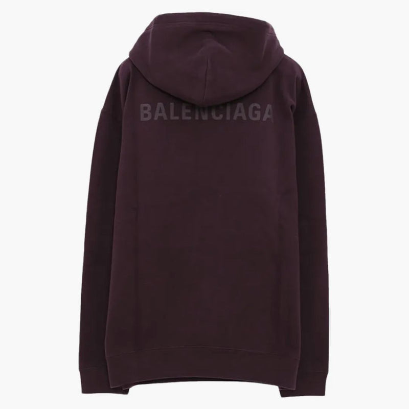 Balenciaga Femenina de logotipo de su capucha impresa con sudadera con capucha