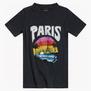 Balenciaga dámské pařížské tropické tričko s černou/bílou