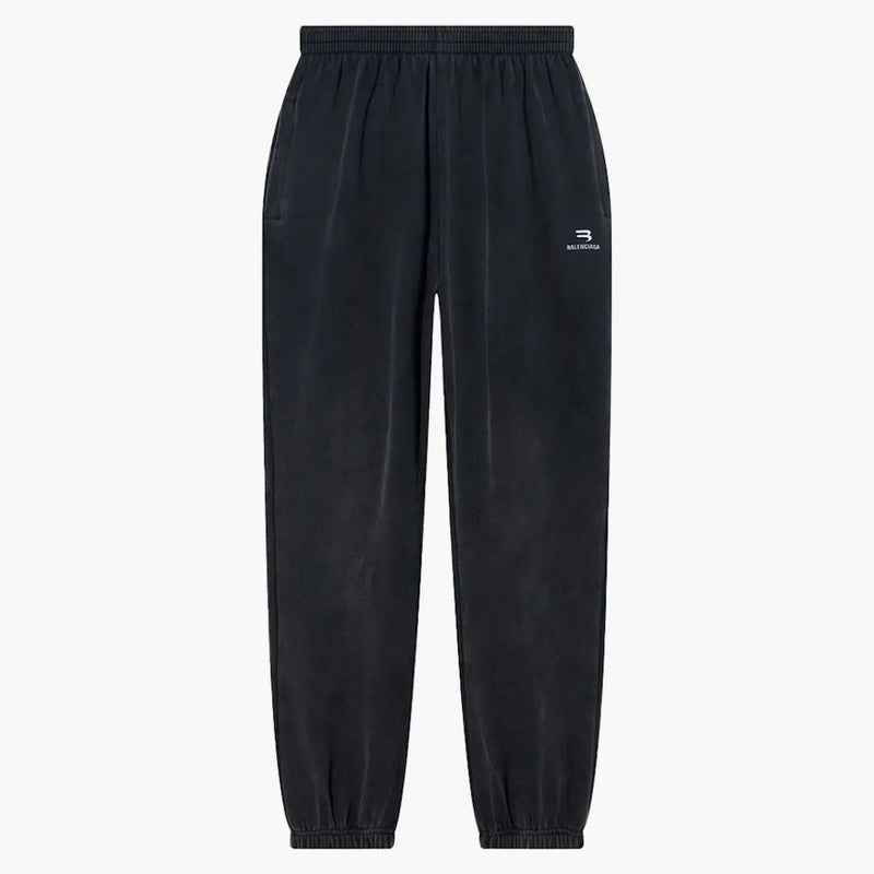 Balenciaga Sporty Sporty B Stretk Swite Sweats Black/White