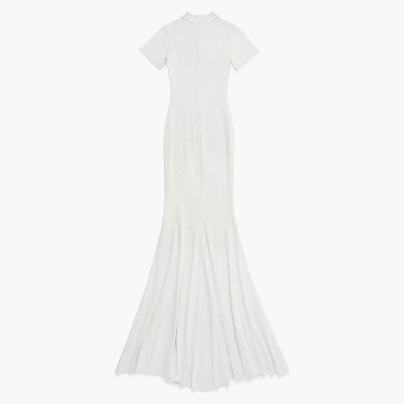 Vestido maxi de camiseta de Balenciaga Women White